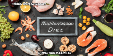 1 Öğün Diyet Ne Kadar?