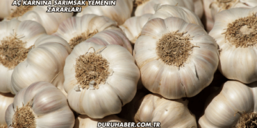Aç Karnına Sarımsak Yemenin Zararları