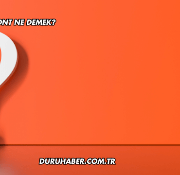 Crop Mont Ne Demek?