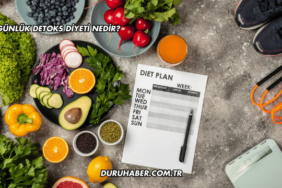 Günlük Detoks Diyeti Nedir?