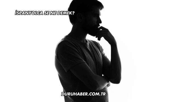 İspanyolca Se Ne Demek?