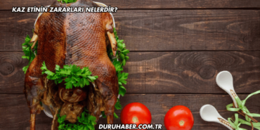 Kaz Etinin Zararları Nelerdir?