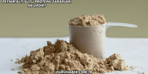 Peynir Altı Suyu Proteini Zararları Nelerdir?