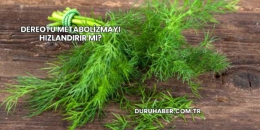 Dereotu Metabolizmayı Hızlandırır mı?