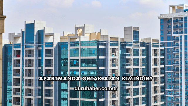 Apartmanda Ortak Alan Kimindir?