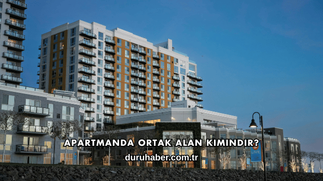Apartmanda Ortak Alan Kimindir?