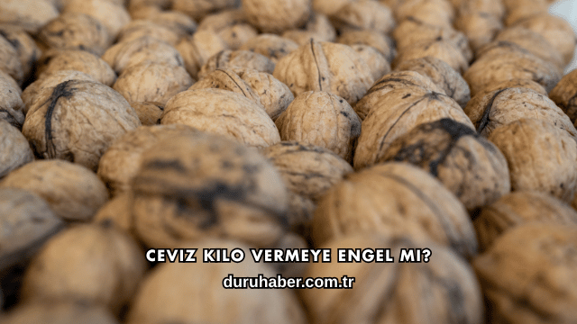 Ceviz Kilo Vermeye Engel mi?