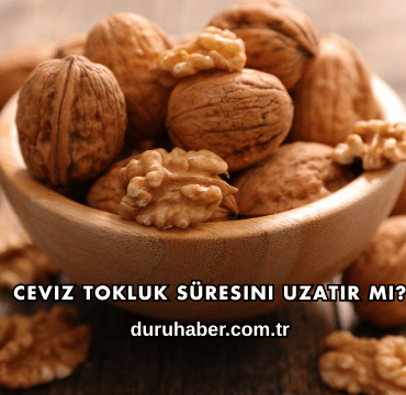 Ceviz Tokluk Süresini Uzatır mı?