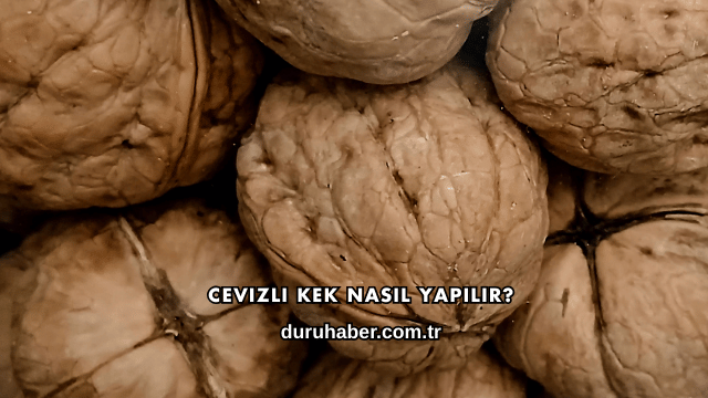Cevizli Kek Nasıl Yapılır?