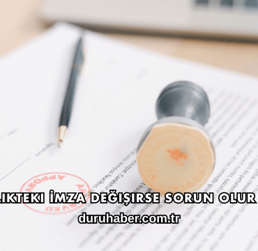 Kimlikteki İmza Değişirse Sorun Olur mu?